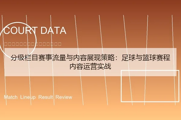 分级栏目赛事流量与内容展现策略：足球与篮球赛程内容运营实战